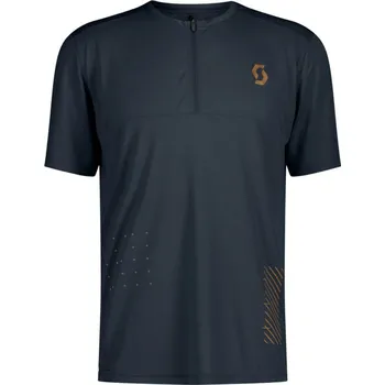 Cyklistické oblečení Dres SCOTT Trail Vertic Zip SS Blue - L