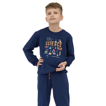 Chlapecké pyžamo Chlapecké dlouhé pyžamo Cornette 267/165 Science 158/164 Modrá
