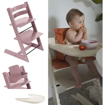 STOKKE Tripp Trapp Židlička a Baby Set Heather Mauve + pultík Vanilla White