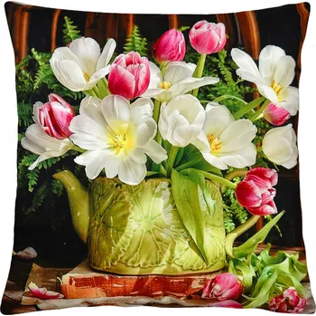 Polštář Dekorační polštář EASTER BOUQUET II. 40x40 cm Mybesthome Varianta: Povlak na polštář s výplní, 40x40 cm