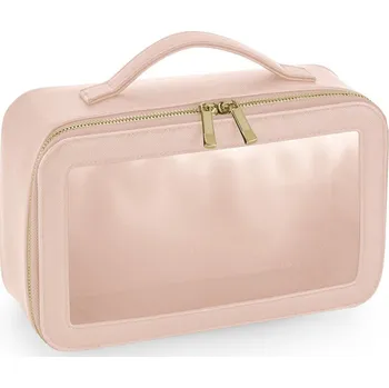 Nákupní taška BagBase Toaletní taška s okénkem Boutique BG764, objem 3l COT520764q3099-soft grey Šedá světlá UNI