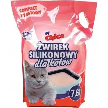 Podestýlka pro kočku Silikonové stelivo stelivo pro kočky Chico Compact s květinovým vzorem 7,6 l