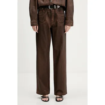 Dámské džíny Džíny Gestuz 10910874 hnědá 88X, vel. 26