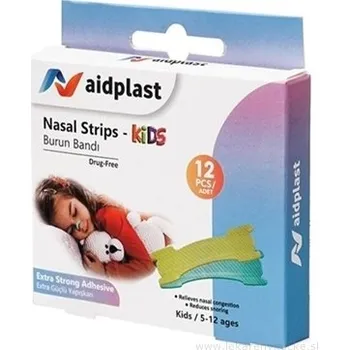 Náplast Victoreks Health Products Ltd. Aidplast Náplast pro děti k usnadnění dýchání 12 náplastí na nos