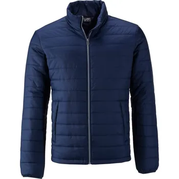 pracovní bunda James & Nicholson Bunda JN 1120, prošívaná, pánská COT02112005004-royal XL Modrá královská