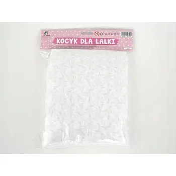 Doplněk pro panenku KRÁSNÁ MĚKOUČKÁ BÍLÁ DEČKA PRO PANENKY