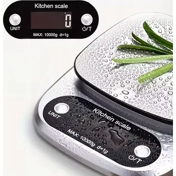 Kuchyňská váha WH-B26 Kuchyňská váha s LCD displejem, podsvícením a velkou obrazovkou, vysoká přesnost