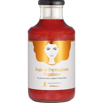 GREENOMIC Sugo al Parmigiano Reggiano Rajčatová omáčka s parmazánem, 500 g