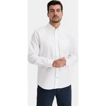 Pánská košile GAP Pánské Košile Oxford Standard Fit GAP Bílá XXL (2473577)