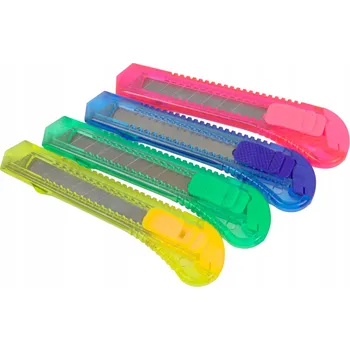 Pracovní nůž NŮŽ NA TAPETY ŘEZÁK ČALUNICKÝ LAMACÍ ČEPEL 18mm VYSOUVACÍ VYMĚNITELNÁ ČEPEL