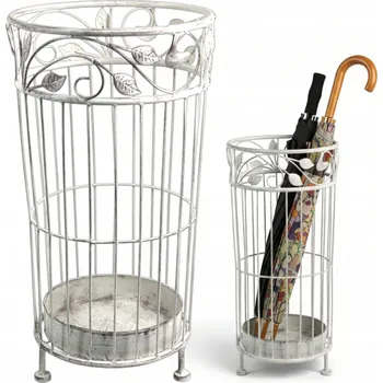 Deštník Stojan na deštníky kovový Artpol bílý