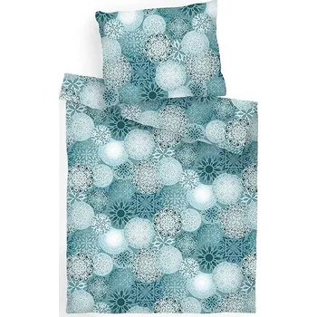 Povlečení Dadka Povlečení bavlna 140 × 200 cm, 70 × 90 cm, Mandala mentol