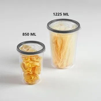Dóza na potraviny Praktická kulatý nádoba na potraviny 850ML