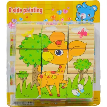 ostatní stavebnice ND17_ZB-126832 Dřevěné obrázkové stavebnice 530577