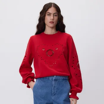 Dámský svetr Reserved - LADIES` SWEATER - červená - 364JO-33X - 364JO-33X-S