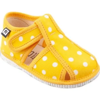 Chlapecké bačkory RAK Pantofle žluté tečka, zavřeno velikost 20