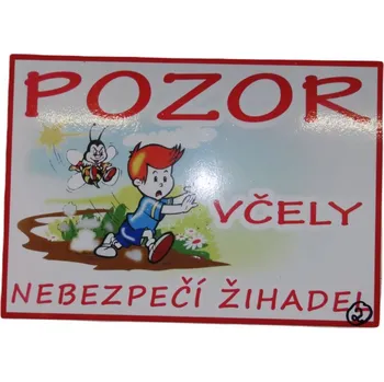 Cedule Pozor včely