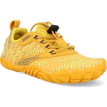 Dívčí obuv Barefoot dětské tenisky Saguaro - Kids Free I žluté Velikost: 27