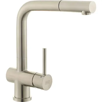 Vodovodní baterie Siko Dřezová baterie Steel s vytahovací sprškou nerez STNRZ285