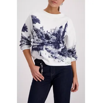 Dámská mikina MONARI WELCOME NEW dámská mikina bílá s motivem města