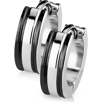 Šperk Šperky4U Ocelové náušnice - kroužky - OPN1411-K