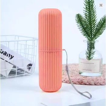 Náhradní hlavice k elektrickému kartáčku Pouzdro na zubní pastu a kartáček kapsle Barva: Oranžová - doprava zdarma od 1499 Kč