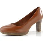 Tamaris kožené hladké lodičky Cognac 1-22410-41 - 42 | P703500