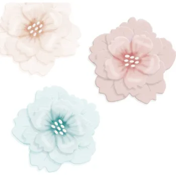 Kancelářská technika DP Craft Vyřezávací šablona 3 ks květiny