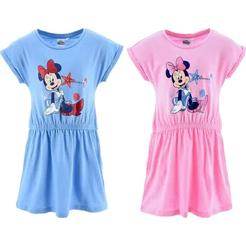 Dívčí šaty SUN CITY Šaty Minnie Mouse bavlna Barva: RŮŽOVÁ, Velikost: 128 (8 let)