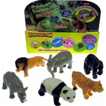 Figurka Hipo Divoká zvířátka hrášek 12cm 6 druhů HAB060