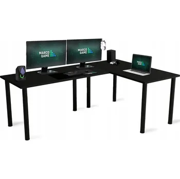 Psací stůl Rohový psací stůl MARCO GAME 200 x 65 x 75 cm černý