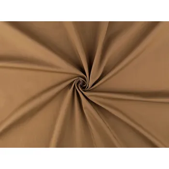 Bavlněný popelín oděvní - 4 (053) béžová tm.