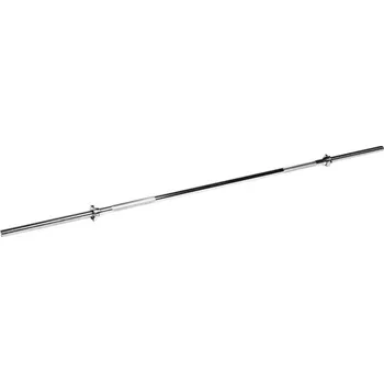 Objímka pro činku Gorilla Sports tyč s hvězdicovým zámkem, chrom, 200 cm