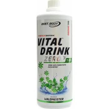 Nápoj pro sportovce Best Body nutrition Vital drink Zerop 1000 ml - woodruff