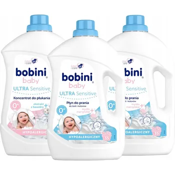 Prací gel Bobini Prací a avivážní prostředek pro děti 7,5 l (70 praní) + 71 dávek aviváže