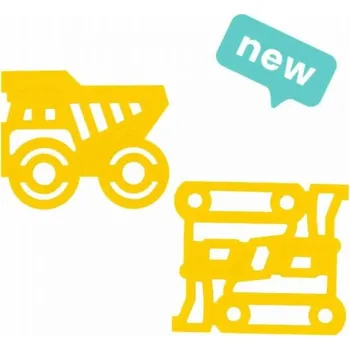 Vykrajovátko Lunch Punch Vykrajovátka na svačinu Bagr a nákladní auto