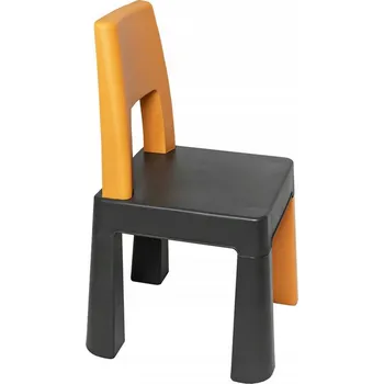 Dětsný nábytek Dětská židlička ke stolu Multifun grafitovo-hořčicová