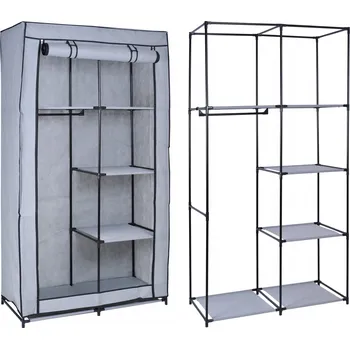 Šatní skříň Šatní skříň Gockowiak 5902340311738 90 x 170 x 45 cm, odstíny šedé