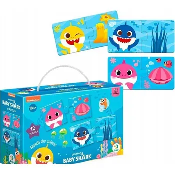 Puzzle Dodo Match Colors Puzzle s mládětem žraloka