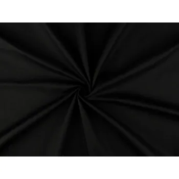 Bavlněný popelín oděvní - 7 (069) černá