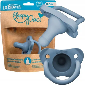 dudlíky Dudlík kulatý Dr. Brown’s PS11008 modrý