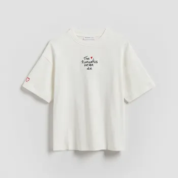 Dětská móda Reserved - Tričko s potiskem na zádech - vícebarevná - 023HU-MLC - 023HU-MLC-164