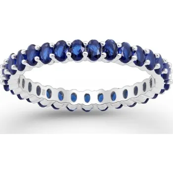 Prsten Stříbrný prsten Elin – MODRÝ 54