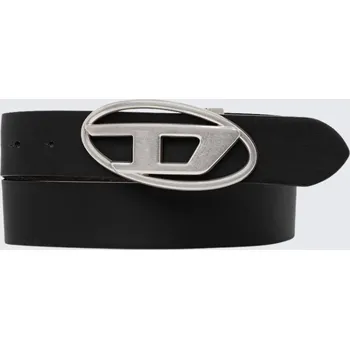 Opasek Pánský opasek DIESEL OVAL D LOGO B-1DR X09812_P4420 černý/hnědý Velikost: 95
