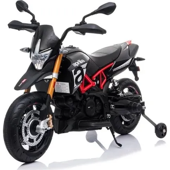 Dětské elektrovozidlo Mamido Dětská elektrická motorka Aprilia černá
