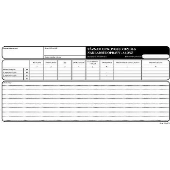 Tiskopis Alonž-kopie zázn. o prov. NV 30 x 14, 100 listů