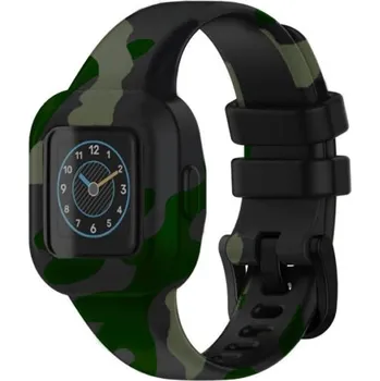 eses Silikonový řemínek pro Garmin Vivofit Junior 3 - Kamufláž