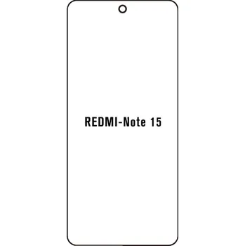 engaroGuard Hydrogel - ochranná fólie - Xiaomi Redmi Note 15 4G průsvitná nepoužívám kryt = folie na celý displej 1 kus s výřezem přední kamery