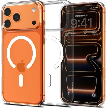 Náhradní díl pro mobilní telefon Spigen Kryt Liquid Crystal Mag Magsafe pro iPhone 17 Pro Max čiré/bílé
