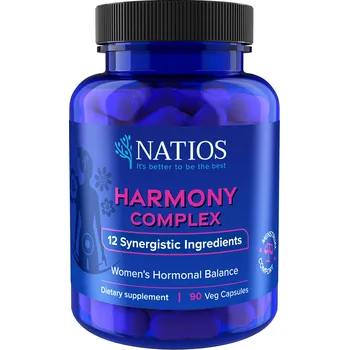 Přírodní produkt NATIOS Harmony Complex, Komplex 12 složek, 90 kapslí
